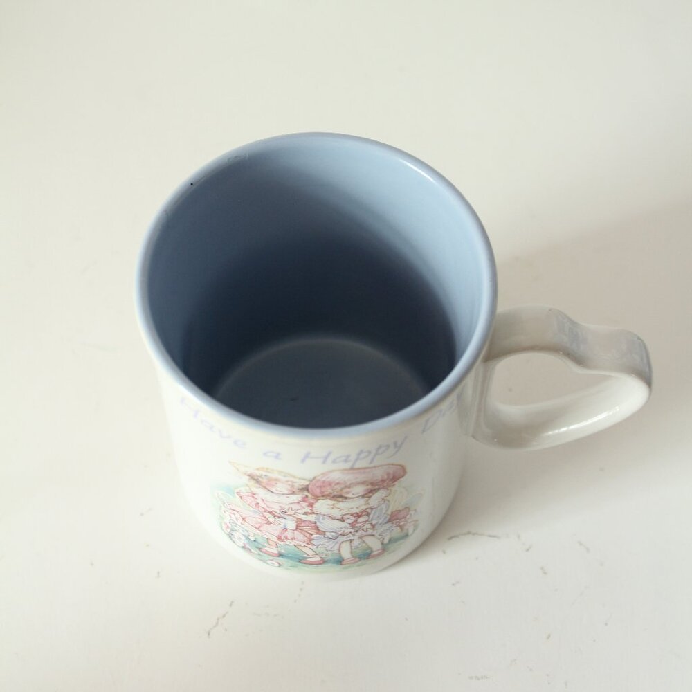 🍁4/$20 Holly Hobbie Happy Day Mug 1990 - Picture 3 of 3